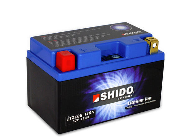 Shido LTZ10S Lithium Ion Batteri 12V, 4Ah, 48Wh, 150x87x93 